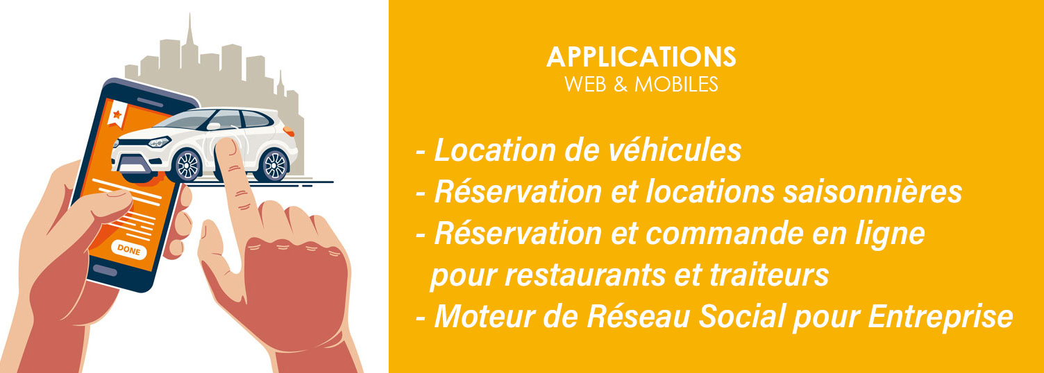 Applications de location et réservation